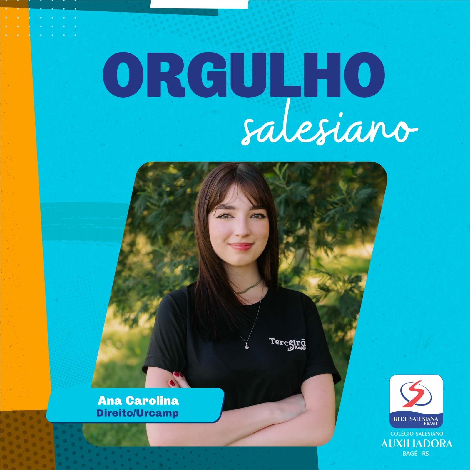 Arte de aprovação de Ana Carolina