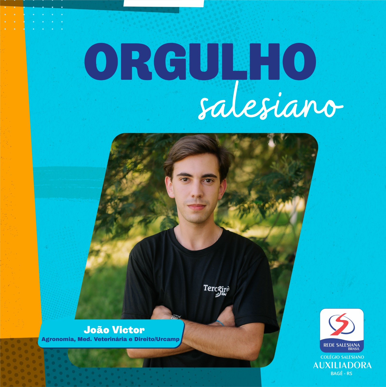 Arte de aprovação de João Victor