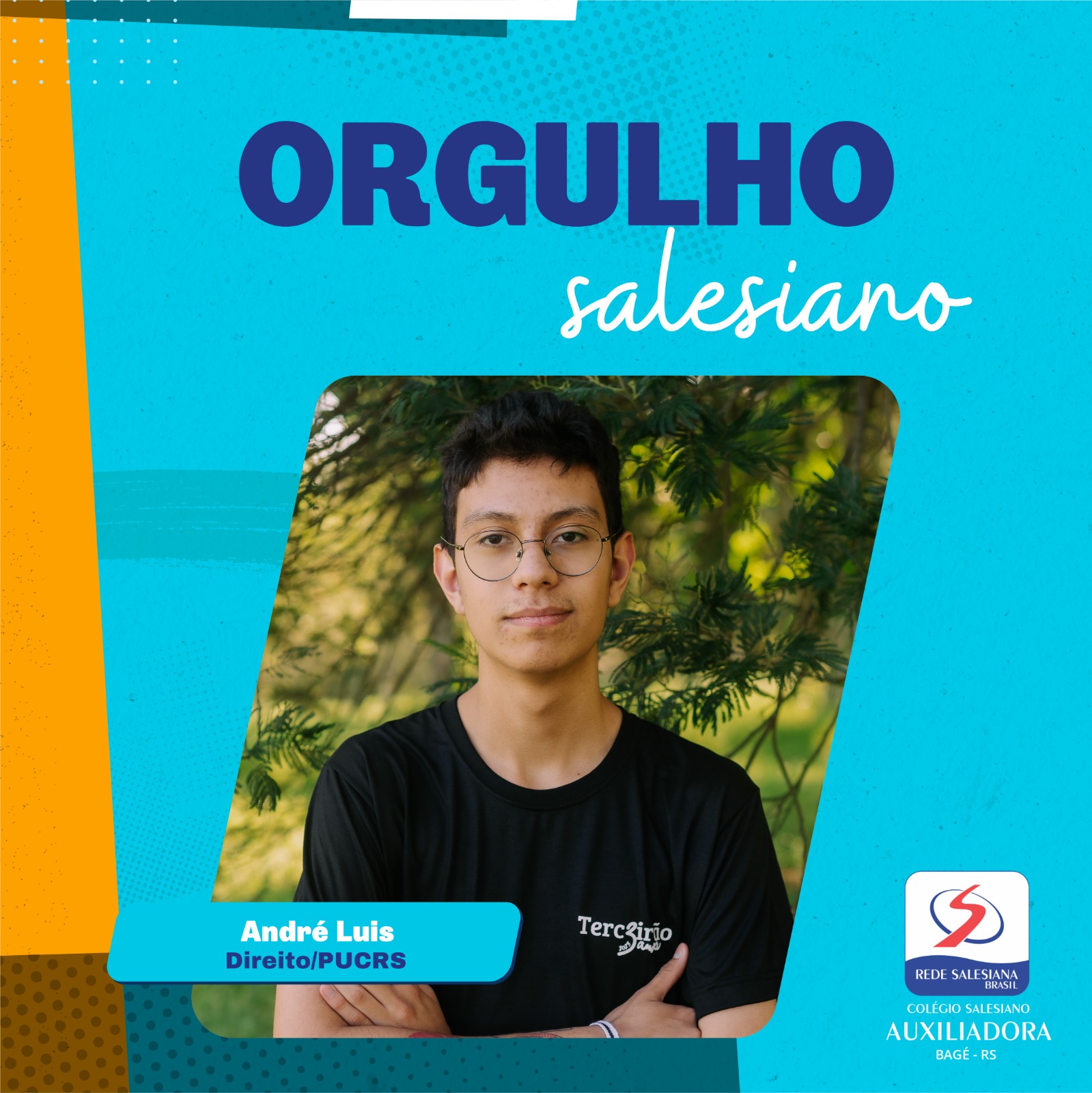 Arte de aprovação de André Luis