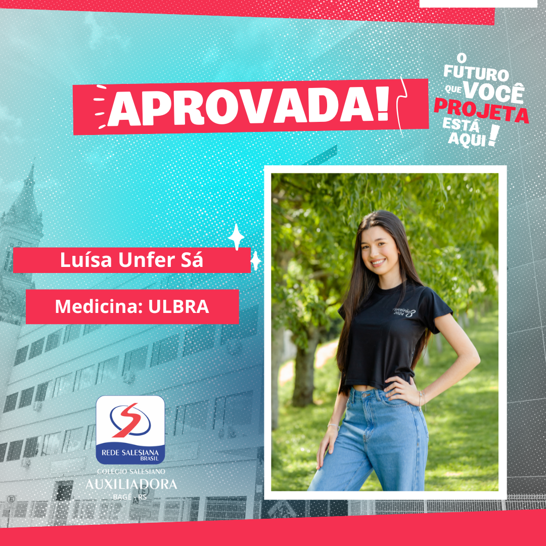 Arte de aprovação de Luísa Unfer Sá