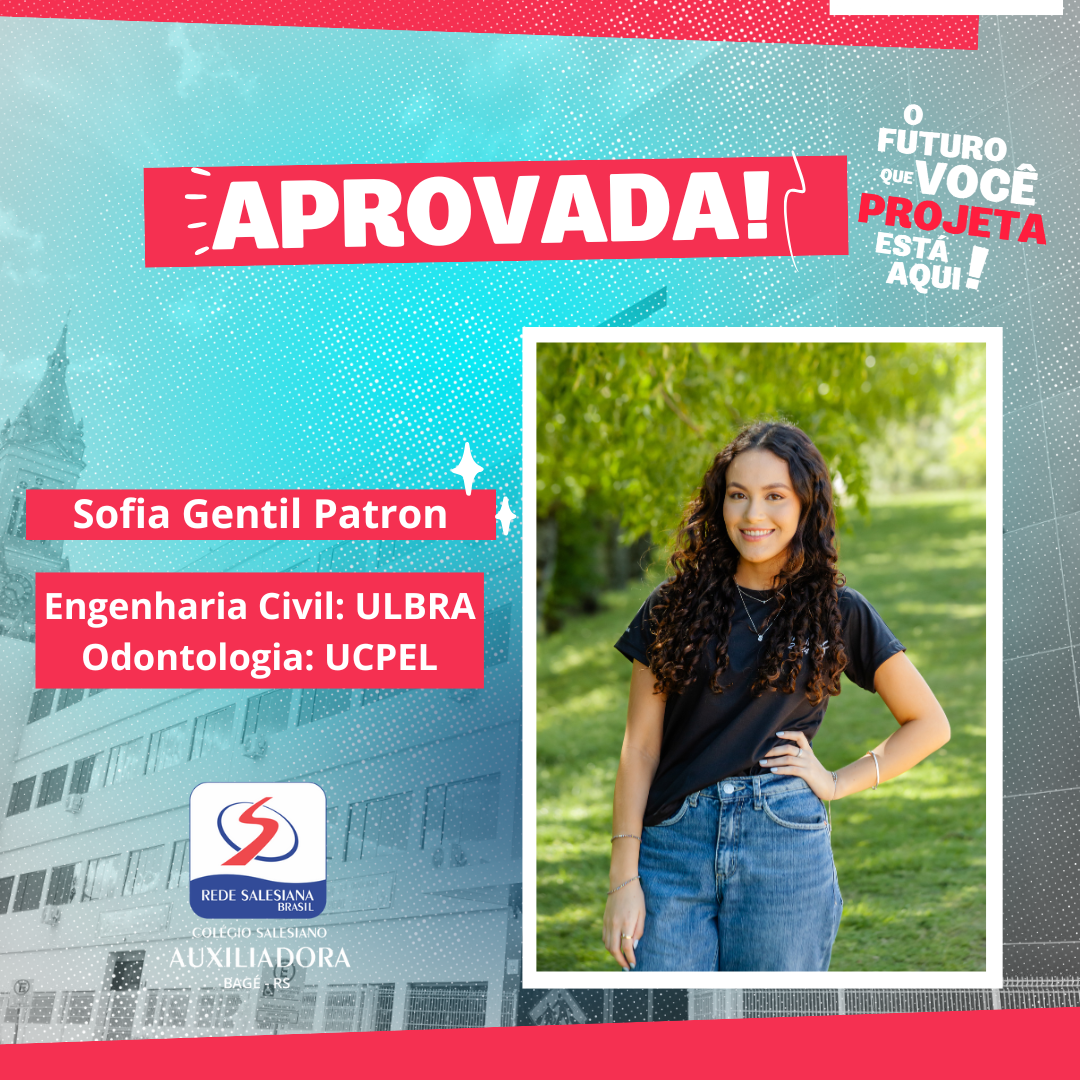 Arte de aprovação de Sofia Gentil Patron