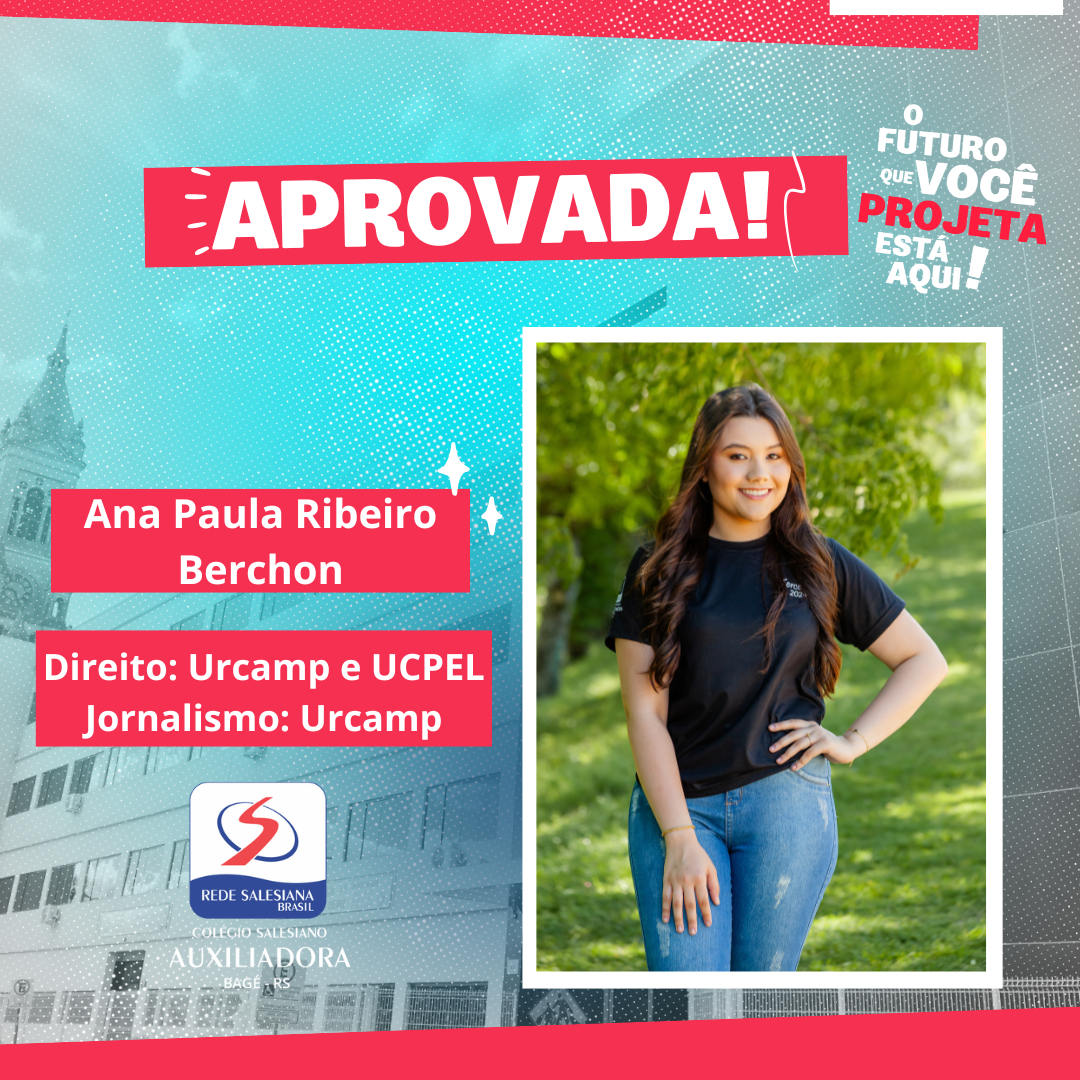 Arte de aprovação de Ana Paula Ribeiro Berchon