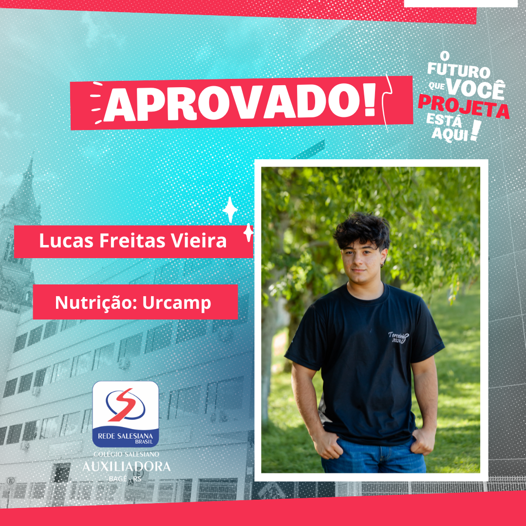 Arte de aprovação de Lucas Freitas Vieira